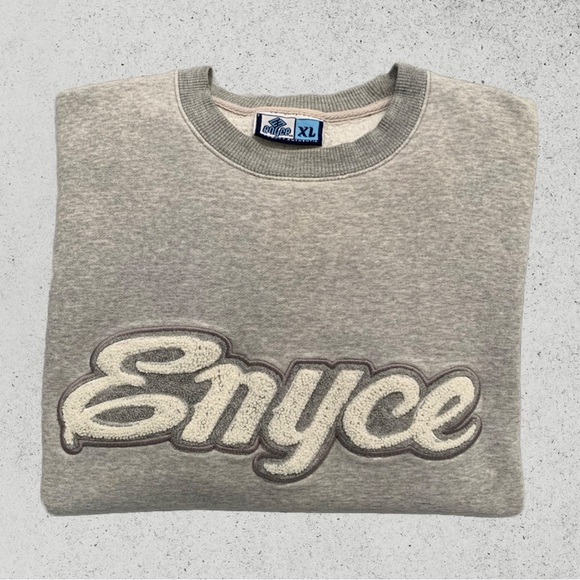 Vintage Chenille Enyce Crewneck  Sweatshirt - Picture 3 of 13